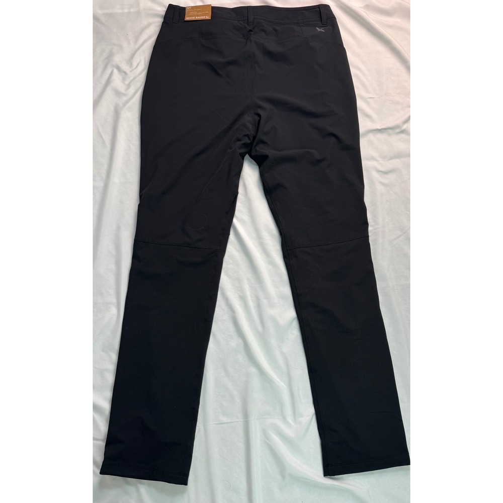 Eddie Bauer WT Flexion Lined 2.0 Pant Womens 12T Black Straight Leg Mid Rise NWT - Picture 15 of 16